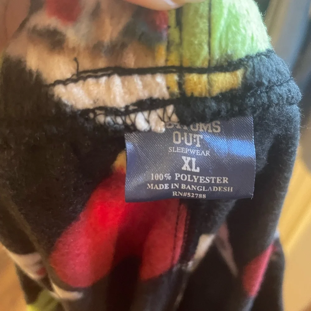 Bottoms Out Mens XL Christmas Dog Fleece Ugly Pajama Pants NWT Holiday Sleepwear